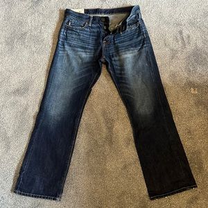 Brand new Abercrombie & Fitch 30x30 Boot cut, button fly jeans.